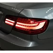 Kép 4/6 - BMW E92 2006-2010 piros füst LCI optikás átlátszó burás Lightbar LED-es hátsó lámpa pár