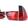 Kép 4/8 - BMW E53 X5 1999-2003 piros fekete kristály burás hátsó lámpa pár