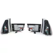Kép 8/8 - BMW E53 X5 1999-2003 piros fekete kristály burás hátsó lámpa pár