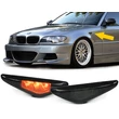 Kép 1/2 - BMW E46 facelift coupe cabrio fekete burás futófényes SMD LED oldalindex szett