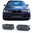 Kép 1/3 - BMW E36 gyári jellegű füst burás H1 ködlámpa pár kerettel