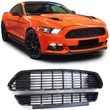 Kép 1/8 - Ford Mustang VI 2014-2017 lakkozott fekete alsó+felső hűtőrács