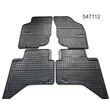 Toyota Hilux VII Frogum 547112 fekete gumiszőnyeg szett