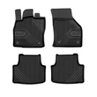 Kép 1/8 - Skoda Octavia III - IV Frogum No77 fekete 3D hótálcás TPE gumiszőnyeg szett 77407015