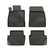 Ford Fiesta VII Frogum No77 fekete 3D hótálcás TPE gumiszőnyeg szett 77407237