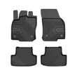 Kép 1/8 - Audi Q2 Frogum No77 fekete 3D hótálcás TPE gumiszőnyeg szett 77407602