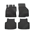 Kép 1/8 - VW Volkswagen Passat B8 Frogum No77 fekete 3D hótálcás TPE gumiszőnyeg szett 77407626
