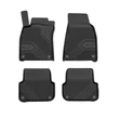 Kép 1/8 - Audi A6 C6 2004-2006 Frogum No77 fekete 3D hótálcás TPE gumiszőnyeg szett 77407633