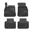 VW Volkswagen Touareg III Frogum No77 fekete 3D hótálcás TPE gumiszőnyeg szett 77407671