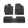 Kép 1/8 - Toyota Yaris III Frogum No77 fekete 3D hótálcás TPE gumiszőnyeg szett 77407749