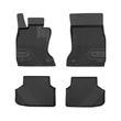 Kép 1/8 - BMW F01 Frogum No77 fekete 3D hótálcás TPE gumiszőnyeg szett 77407862