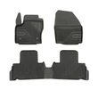 Kép 1/8 - Ford Galaxy II Frogum No77 fekete 3D hótálcás TPE gumiszőnyeg szett 77408012