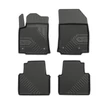 Citroen C3 Aircross Frogum No77 fekete 3D hótálcás TPE gumiszőnyeg szett 77408043