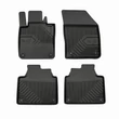 Kép 1/8 - Volvo S90 V90 Frogum No77 fekete 3D hótálcás TPE gumiszőnyeg szett 77408081