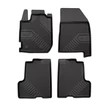 Kép 1/8 - Dacia Duster II 2017-2021 Frogum No77 fekete 3D hótálcás TPE gumiszőnyeg szett 77408258