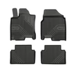 Nissan Qashqai I Tekna Frogum No77 fekete 3D hótálcás TPE gumiszőnyeg szett 77408289