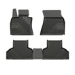 Kép 1/8 - BMW X5 F15 Frogum No77 fekete 3D hótálcás TPE gumiszőnyeg szett 77408463