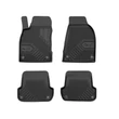 Kép 1/8 - Audi A4 B6 Frogum No77 fekete 3D hótálcás TPE gumiszőnyeg szett 77408654