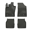 Kép 1/8 - Jeep Compass II Frogum No77 fekete 3D hótálcás TPE gumiszőnyeg szett 77408692