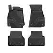 Kép 1/8 - Audi A7 II Sportback Frogum No77 fekete 3D hótálcás TPE gumiszőnyeg szett 77408869