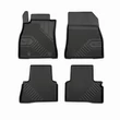Kép 1/8 - Nissan Juke I Frogum No77 fekete 3D hótálcás TPE gumiszőnyeg szett 77409002