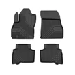 Kép 1/8 - Fiat Qubo Frogum No77 fekete 3D hótálcás TPE gumiszőnyeg szett 77409477