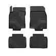 Kép 1/8 - Nissan X-Trail III Frogum No77 fekete 3D hótálcás TPE gumiszőnyeg szett 77409514