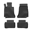 Kép 1/8 - Mercedes Benz C-Class W205 Frogum No77 fekete 3D hótálcás TPE gumiszőnyeg szett 77409583