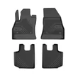 Kép 1/8 - Fiat 500L Frogum No77 fekete 3D hótálcás TPE gumiszőnyeg szett 77409767