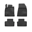 Kép 1/8 - Renault Clio V / E-Tech V Frogum No77 fekete 3D hótálcás TPE gumiszőnyeg szett 77409873