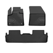 Kép 1/8 - DS 7 Crossback Frogum No77 fekete 3D hótálcás TPE gumiszőnyeg szett 77425156