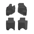 Kép 1/8 - Honda Jazz II Frogum No77 fekete 3D hótálcás TPE gumiszőnyeg szett 77425330