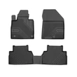 Kép 1/8 - Hyundai Santa Fe IV Frogum No77 fekete 3D hótálcás TPE gumiszőnyeg szett 77425392