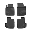 Kép 1/8 - Toyota Yaris I Frogum No77 fekete 3D hótálcás TPE gumiszőnyeg szett 77425859