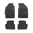 Kép 1/8 - Chevrolet Spark II Frogum No77 fekete 3D hótálcás TPE gumiszőnyeg szett 77425972