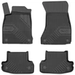 Kép 1/8 - Audi A5 II F5 Coupe Frogum No77 fekete 3D hótálcás TPE gumiszőnyeg szett 77408647