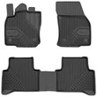 Kép 1/8 - VW Volkswagen Touran II Frogum No77 fekete 3D hótálcás TPE gumiszőnyeg szett 77409804