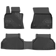 Kép 1/8 - BMW X6 E71 Frogum No77 fekete 3D hótálcás TPE gumiszőnyeg szett 77409859