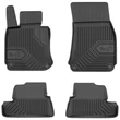 Kép 1/8 - BMW E64 Cabrio Frogum No77 fekete 3D hótálcás TPE gumiszőnyeg szett 77425866