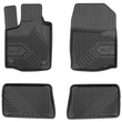 Kép 1/8 - Renault Twingo II Frogum No77 fekete 3D hótálcás TPE gumiszőnyeg szett 77426467