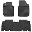 Kép 1/8 - Toyota Yaris Verso Frogum No77 fekete 3D hótálcás TPE gumiszőnyeg szett 77426498