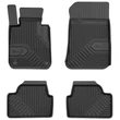 Kép 1/8 - BMW E81 E87 Frogum No77 fekete 3D hótálcás TPE gumiszőnyeg szett 77426887