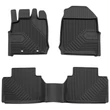 Kép 1/8 - Isuzu D-MAX III Frogum No77 fekete 3D hótálcás TPE gumiszőnyeg szett 77426948