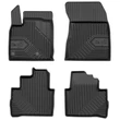 Kép 1/8 - Nissan Qashqai III Frogum No77 fekete 3D hótálcás TPE gumiszőnyeg szett 77427044