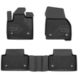 Kép 1/8 - Jaguar E-Pace Frogum No77 fekete 3D hótálcás TPE gumiszőnyeg szett 77427112