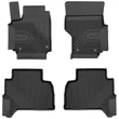 Kép 1/8 - VW Volkswagen Amarok I Frogum No77 fekete 3D hótálcás TPE gumiszőnyeg szett 77427143