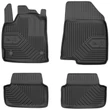 Kép 1/8 - Dacia Sandero III Frogum No77 fekete 3D hótálcás TPE gumiszőnyeg szett 77427433
