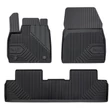 Kép 1/8 - Renault Megane E-Tech Frogum No77 fekete 3D hótálcás TPE gumiszőnyeg szett 77429185