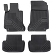 Kép 1/8 - Mercedes Benz C207 Frogum No77 fekete 3D hótálcás TPE gumiszőnyeg szett 77430334