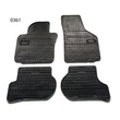 Kép 1/3 - SEAT Leon II Toledo III Frogum 0361 fekete gumiszőnyeg szett